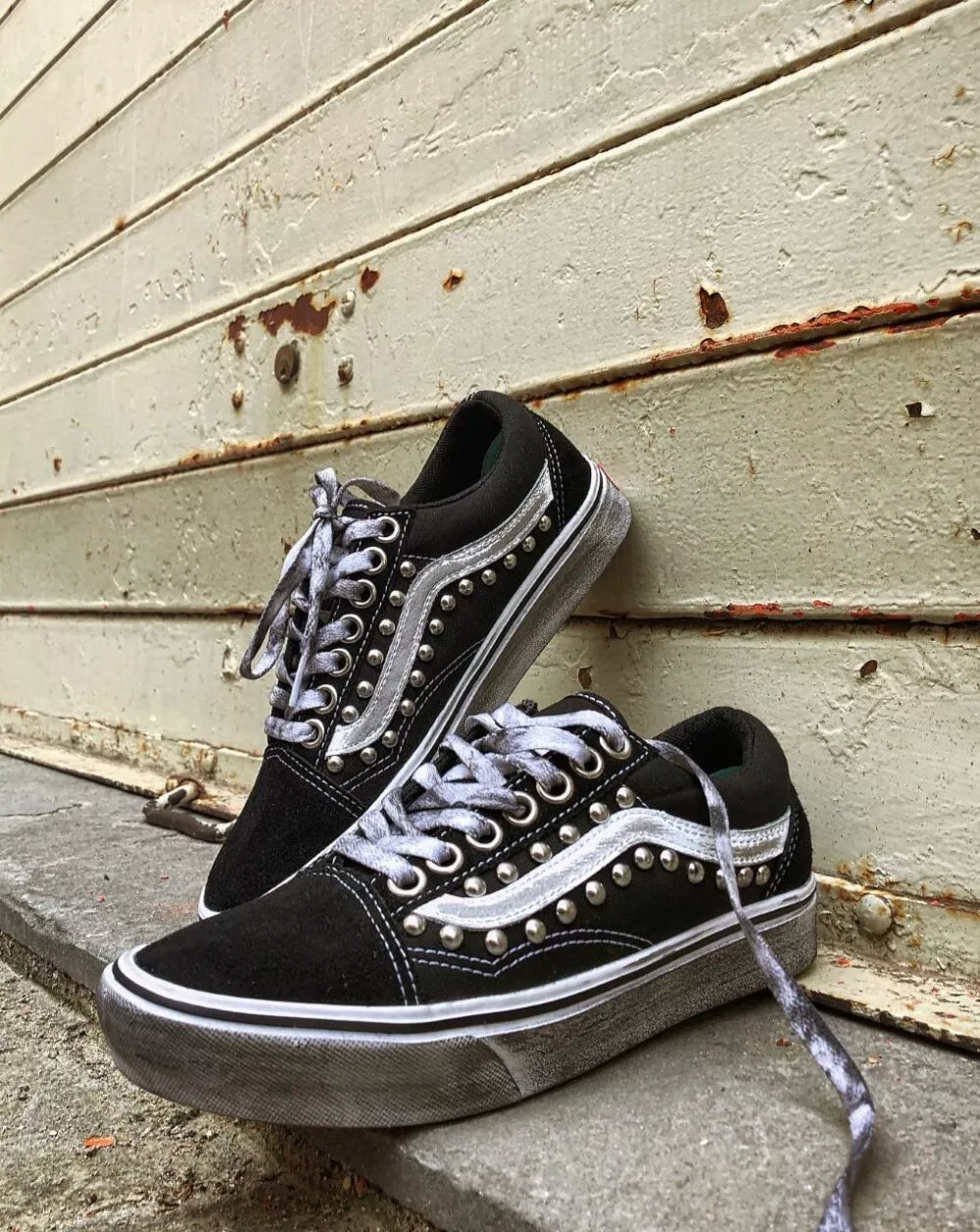 Vans Old Skool Black (Borchie Sferiche) - foto 3