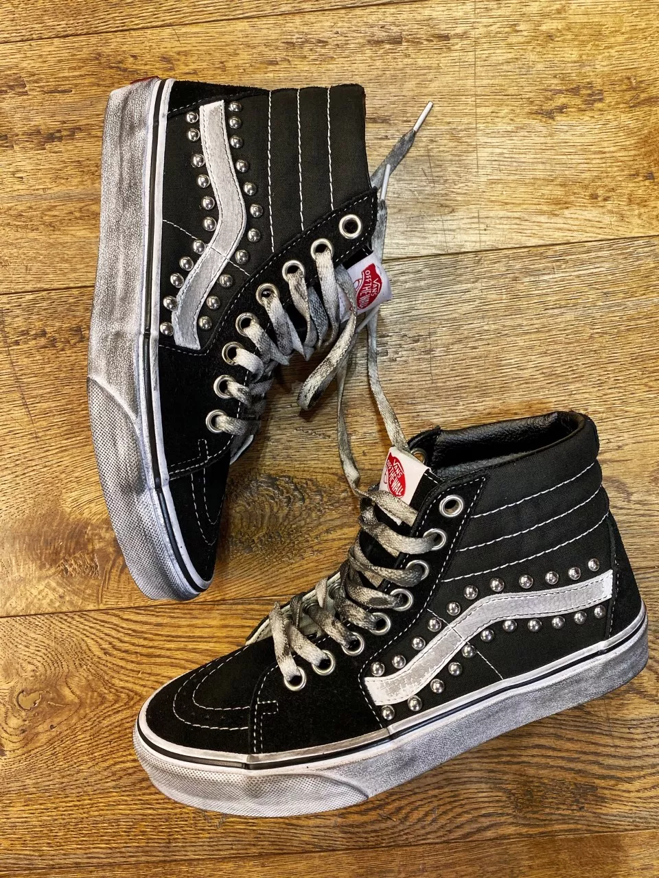 Vans Sk8 Hi Classic Black (Borchie Sferiche) - foto 2