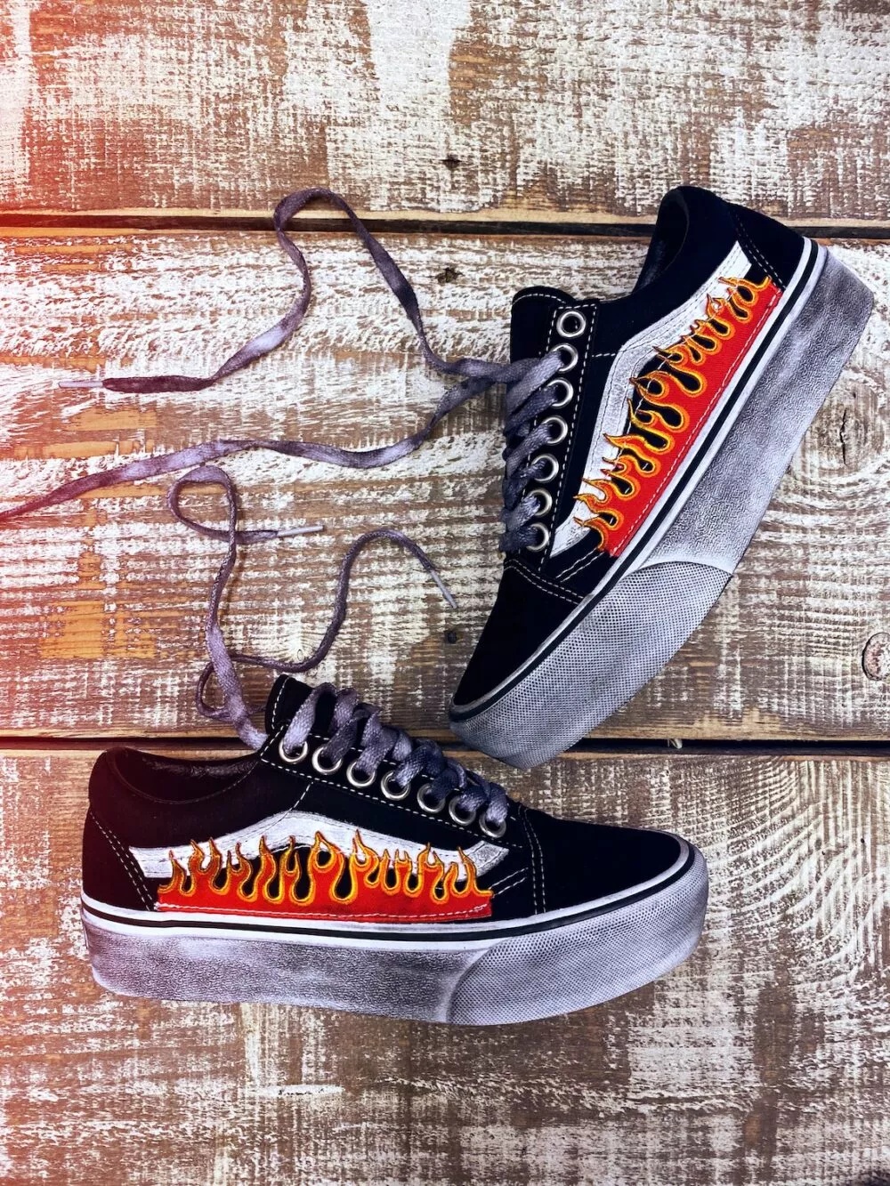 Vans Old Skool Platform Flame - foto 2