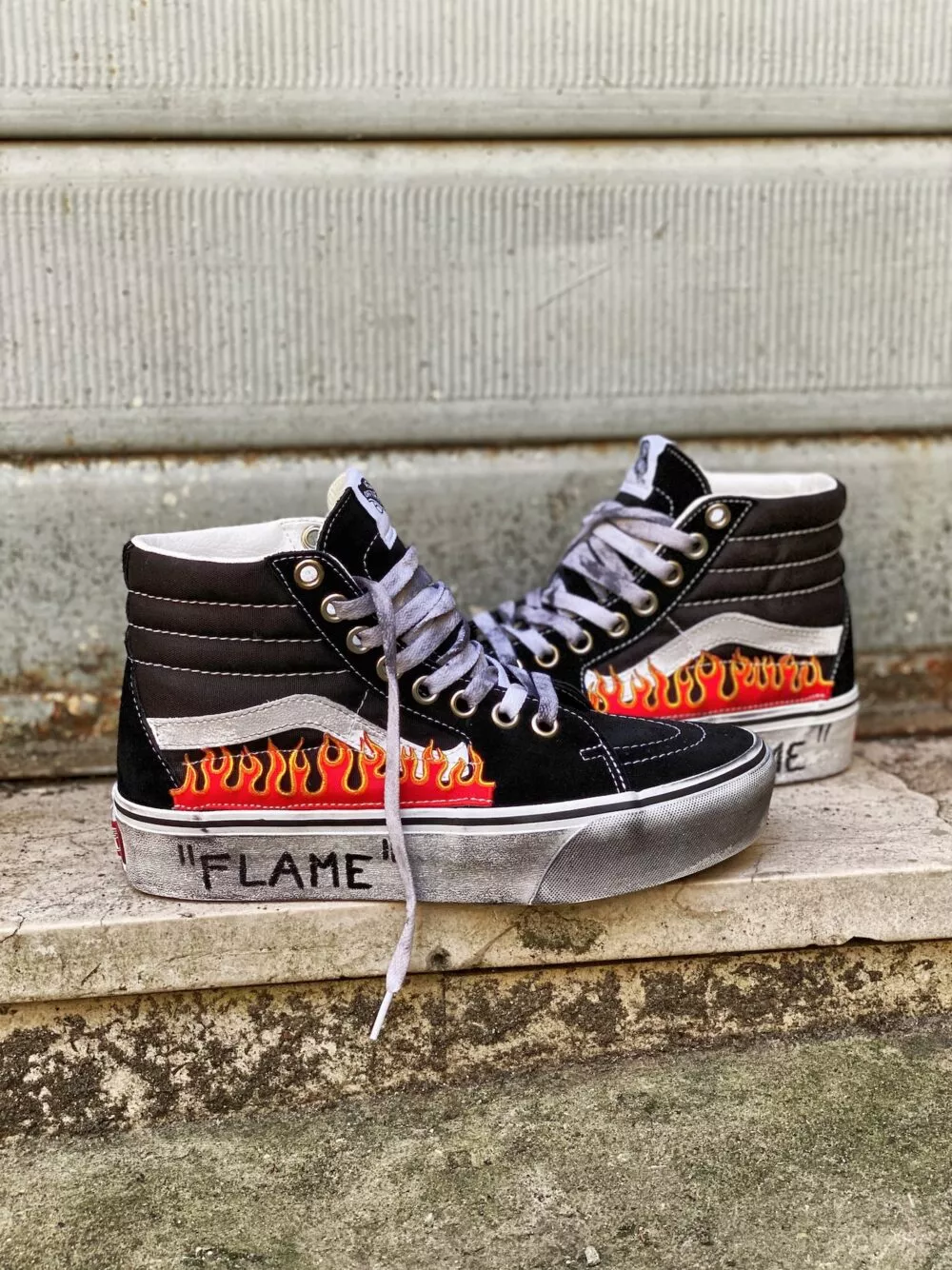 Vans Sk8-Hi Platform Black Flame - foto 2
