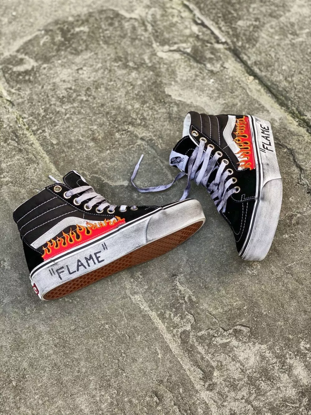 Vans Sk8-Hi Platform Black Flame - foto 4