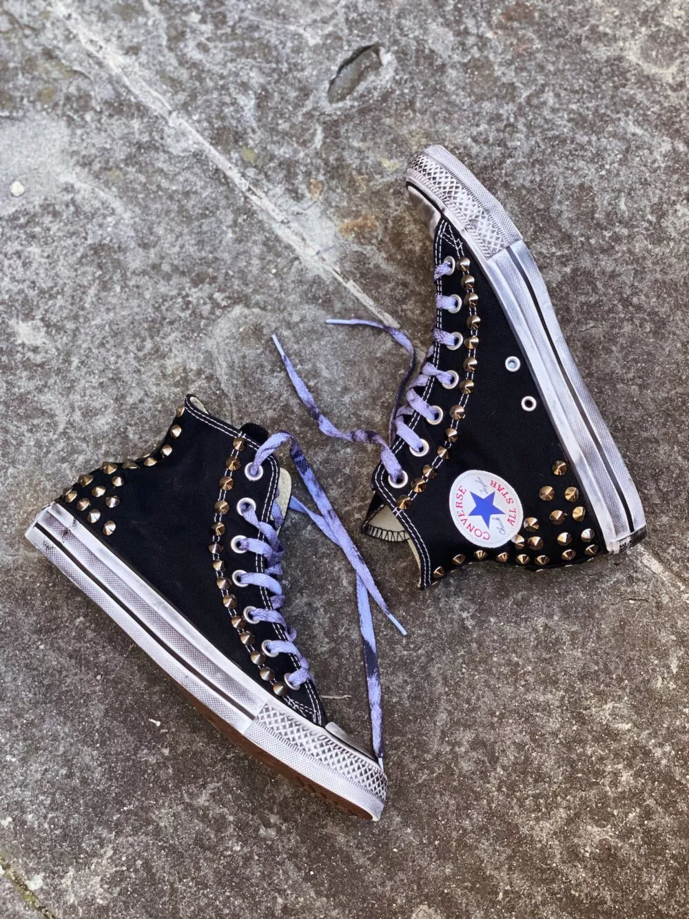Converse Classic High Black Back Studs