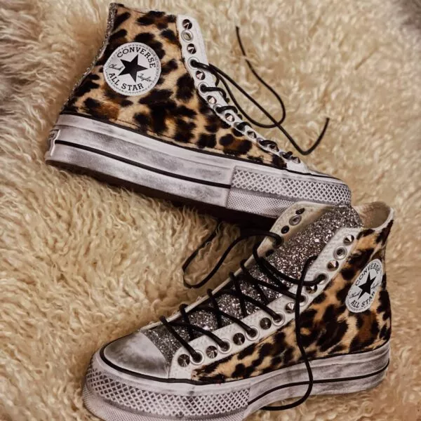 CONVERSE PLATFORM HIGH White Super Leo