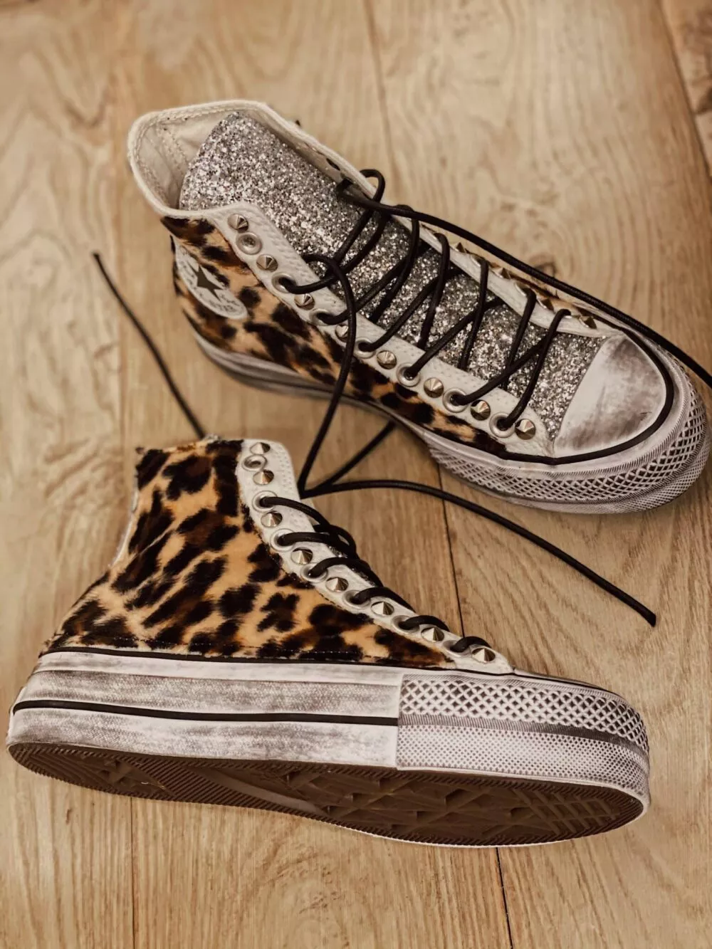 CONVERSE PLATFORM HIGH White Super Leo SAMPLE SALE - foto 2