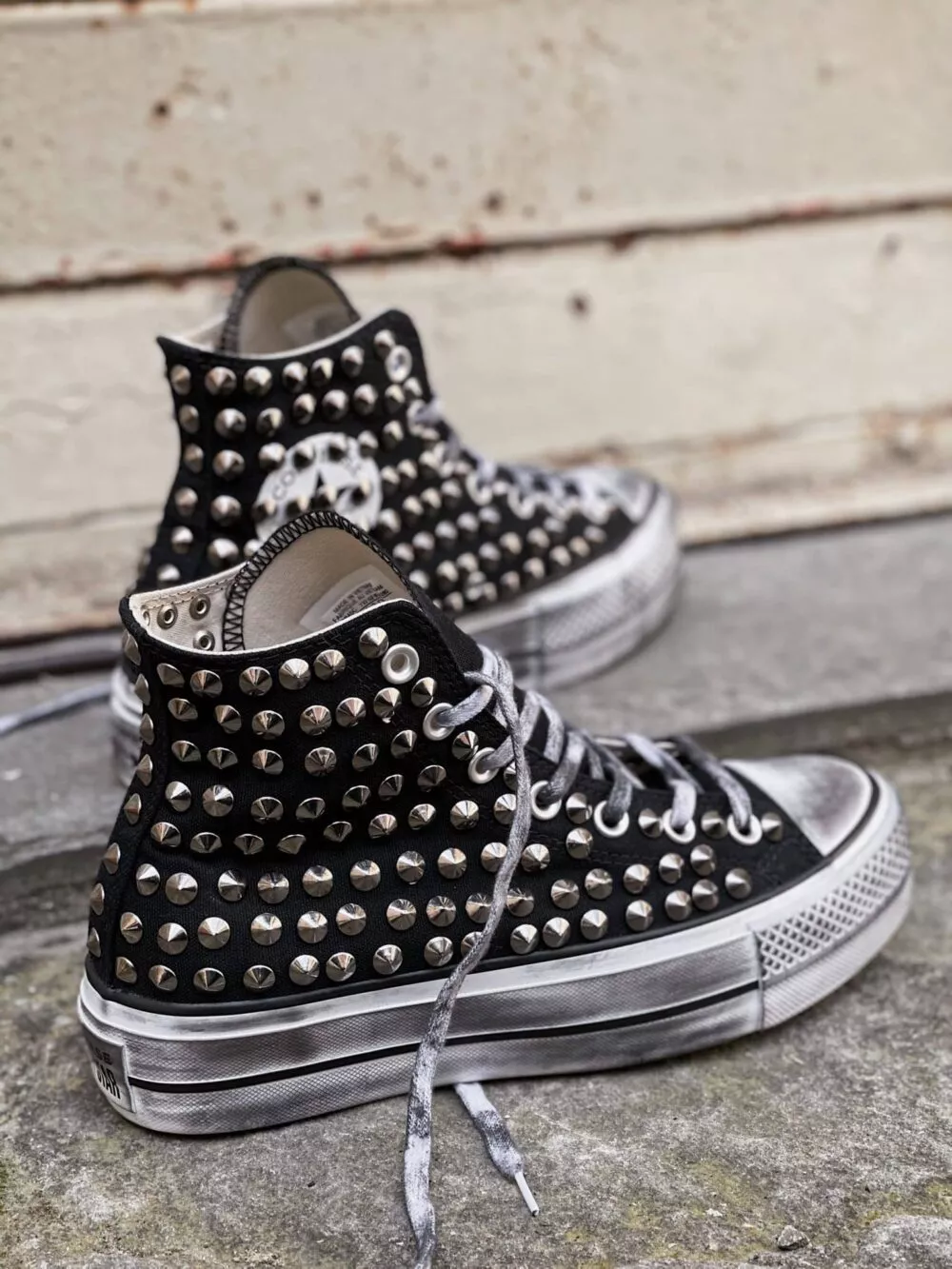 CONVERSE PLATFORM HIGH FULL Borchie Black SAMPLE SALE