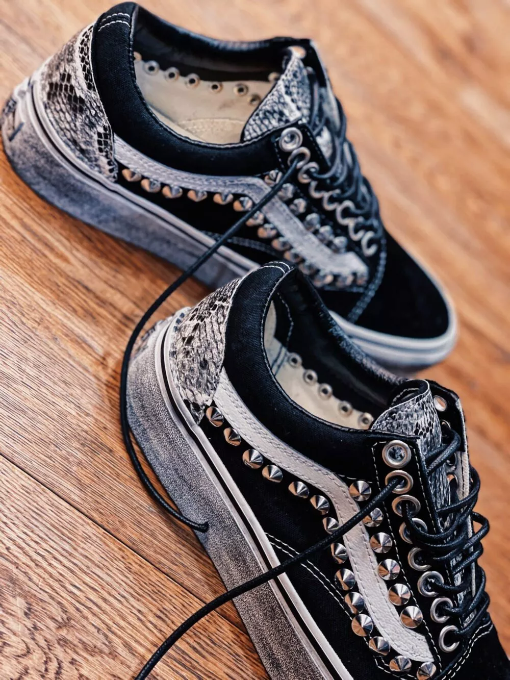 VANS OLD SKOOL PLATFORM Black Super Cobra SAMPLE SALE - foto 4
