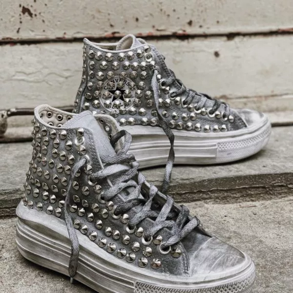 CONVERSE Platform High MOVE LTD Grey FULL Borchie