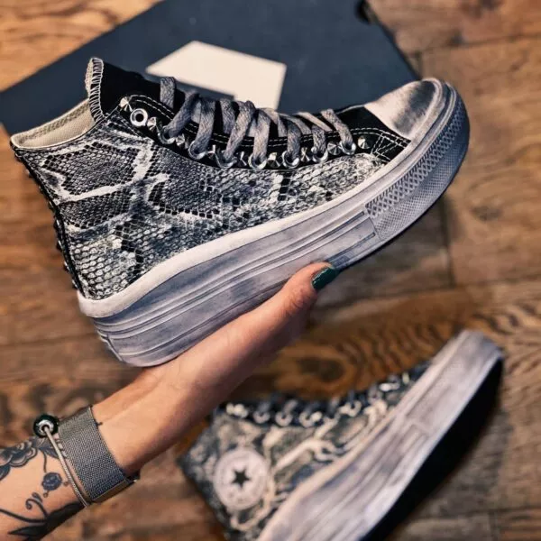 CONVERSE Platform High MOVE Black White COB