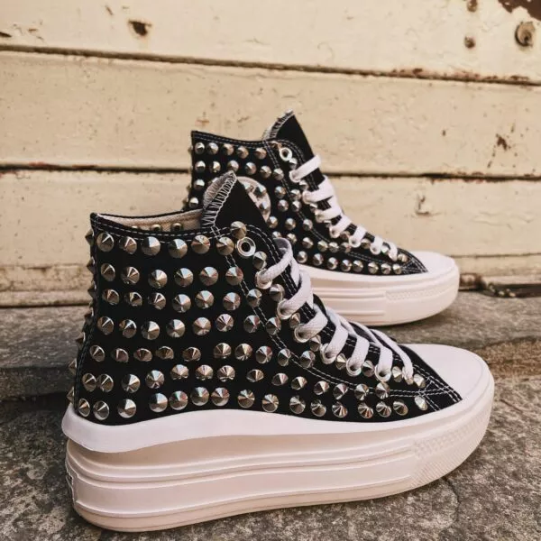 CONVERSE Platform High MOVE LTD Black FULL Borchie
