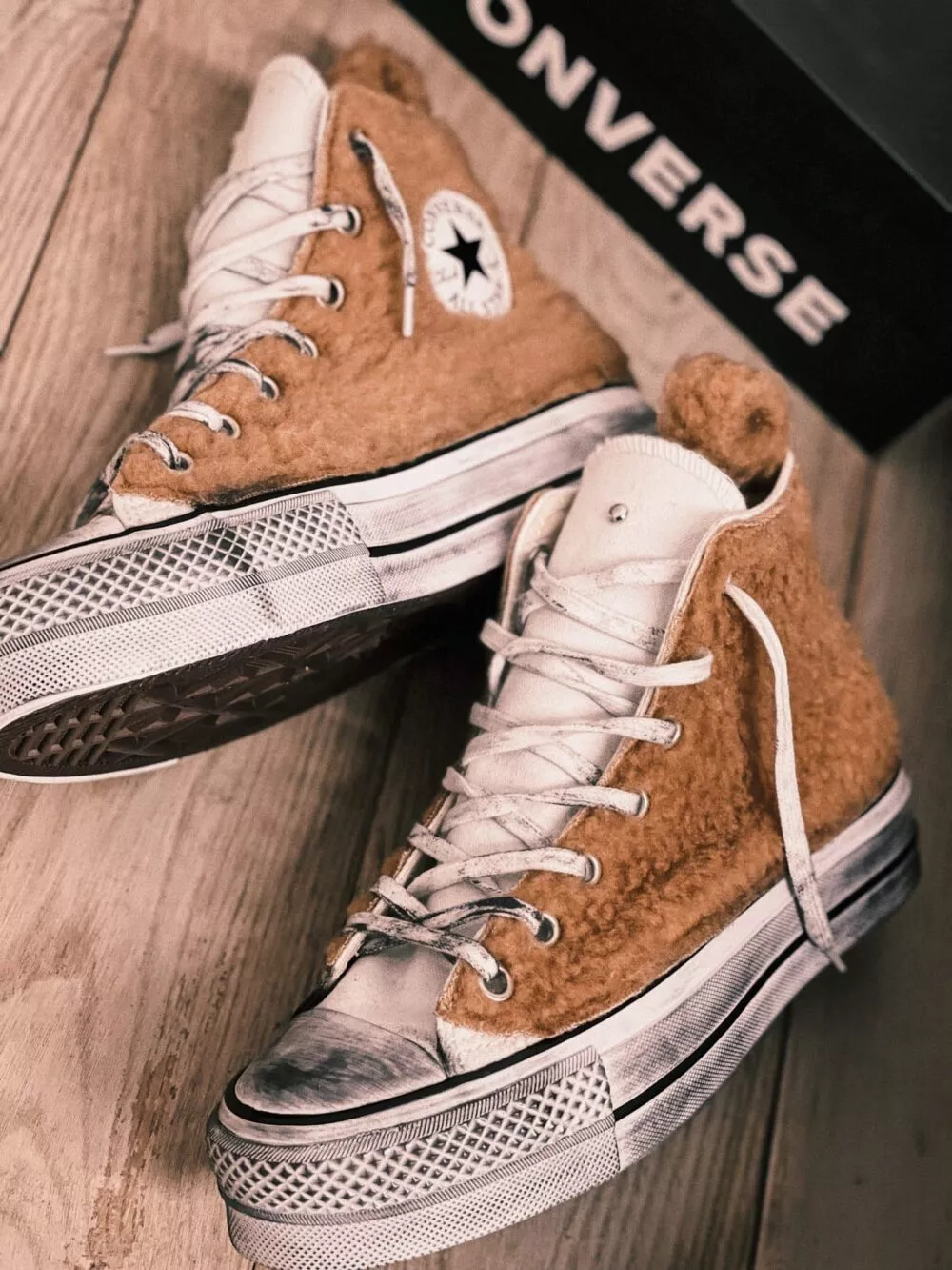 CONVERSE HIGH PLATFORM Fluffy Camel - foto 2