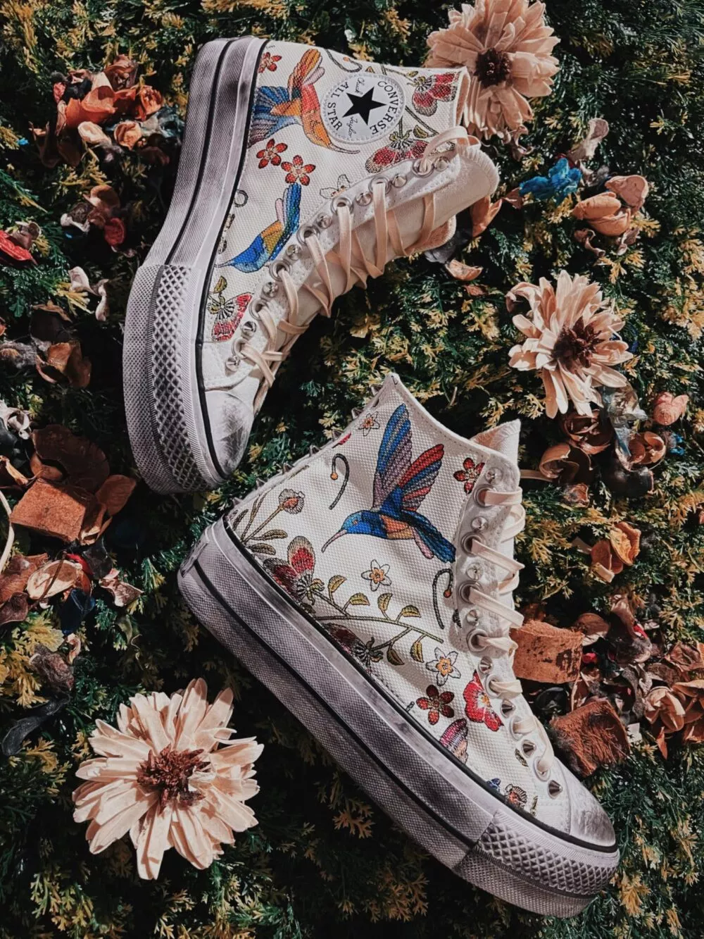 CONVERSE HIGH PLATFORM White Nature