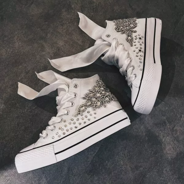 Converse High Platform Wedding Paris