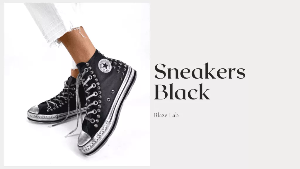 Sneakers nere, le tendenze dello stile dark