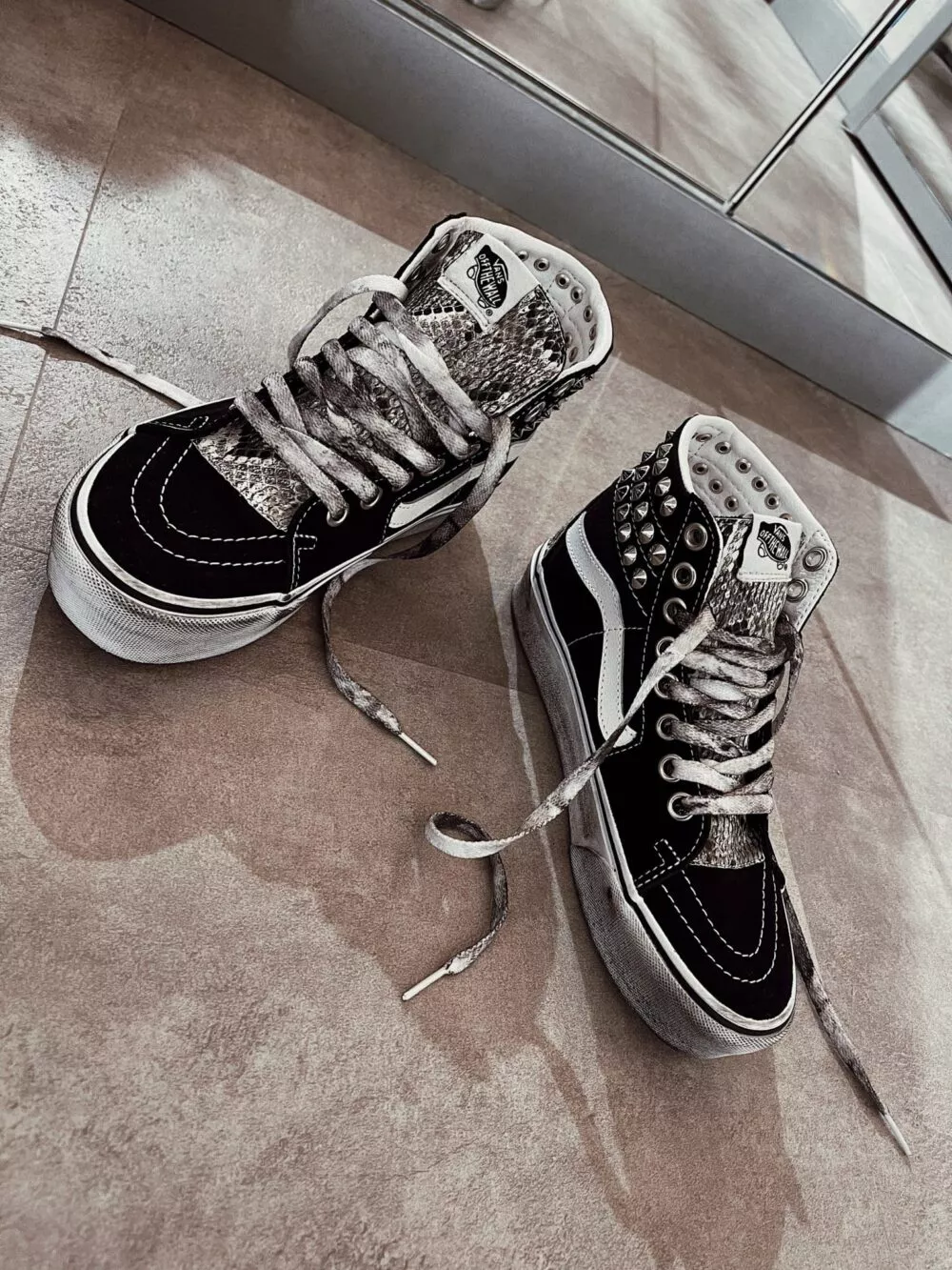 Vans Sk8-Hi Platform black SUPER COBRA