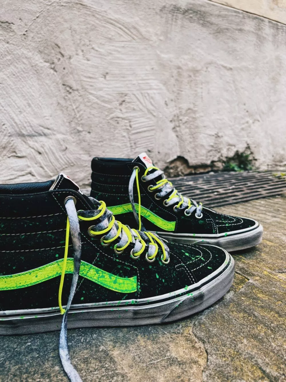 VANS Sk8-Hi Classic Black NEON - foto 4