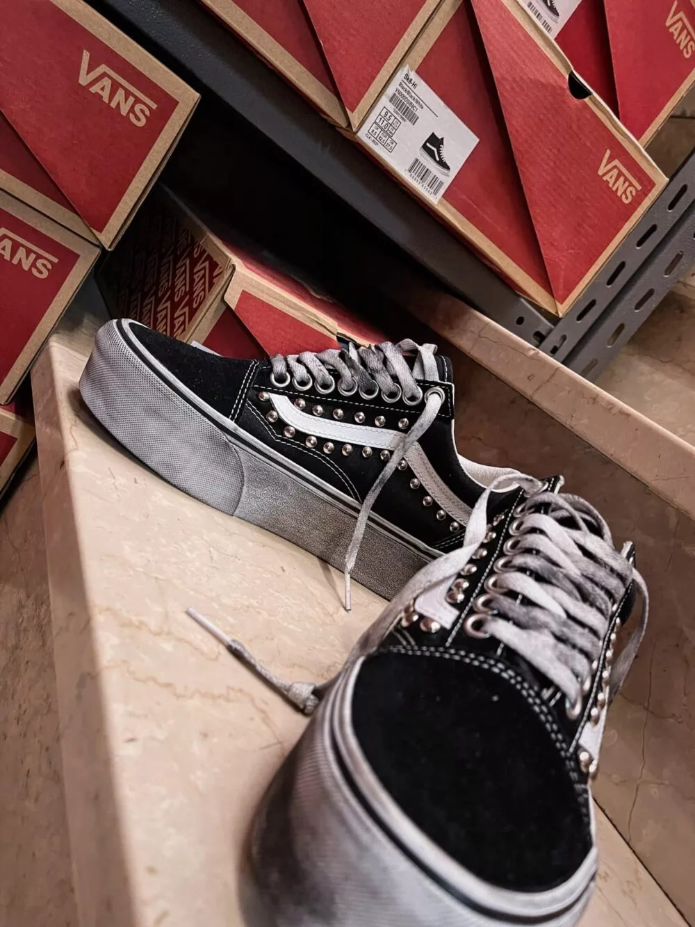 Vans OLD SKOOL SUPER Platform Borchie Sferiche - foto 2