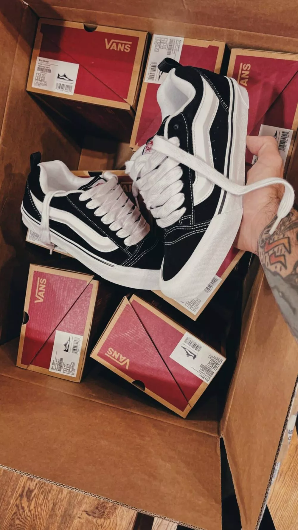 VANS KNU SKOOL Black / True White