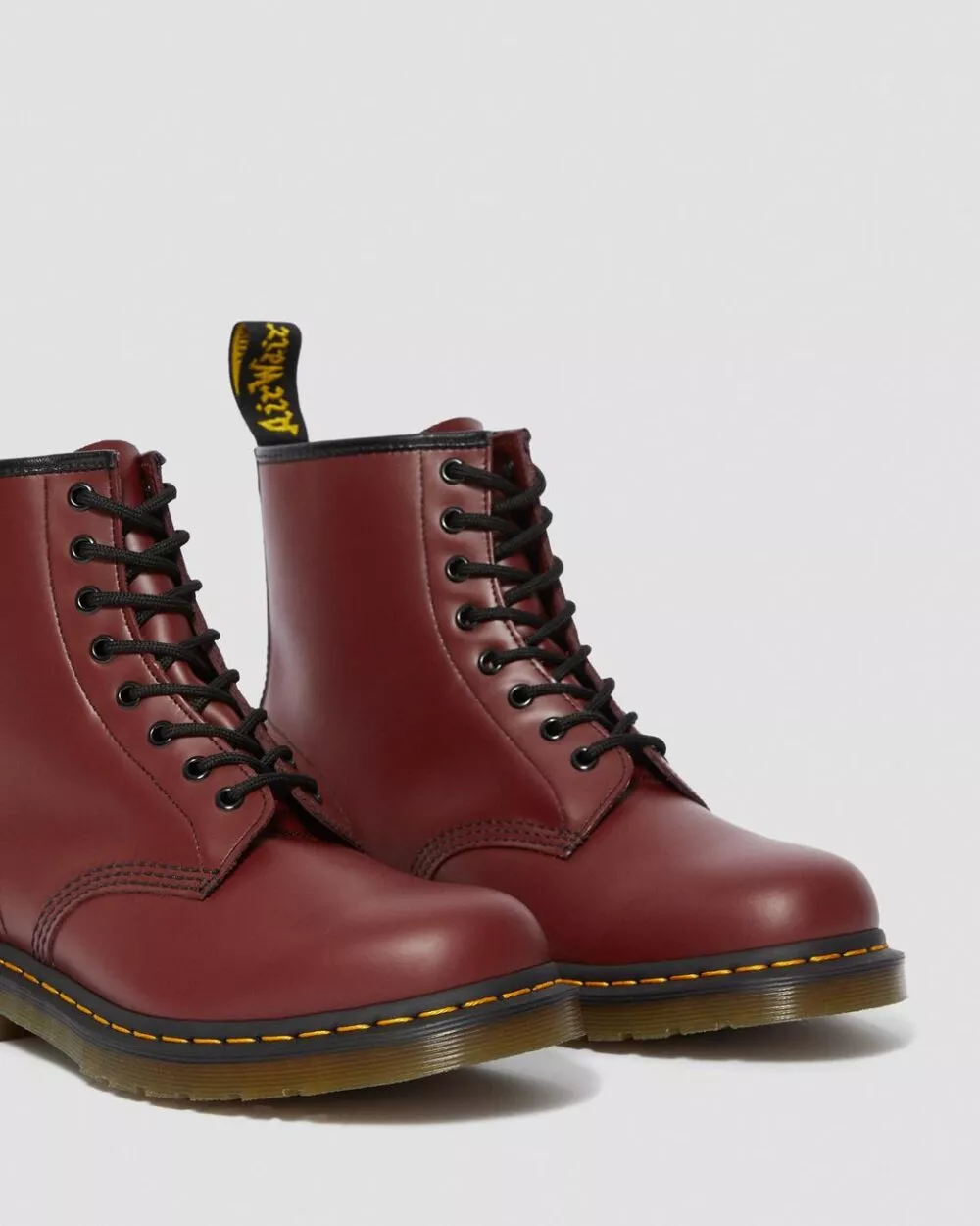 DR MARTENS STIVALI 1460 SMOOTH CHERRY RED - foto 2