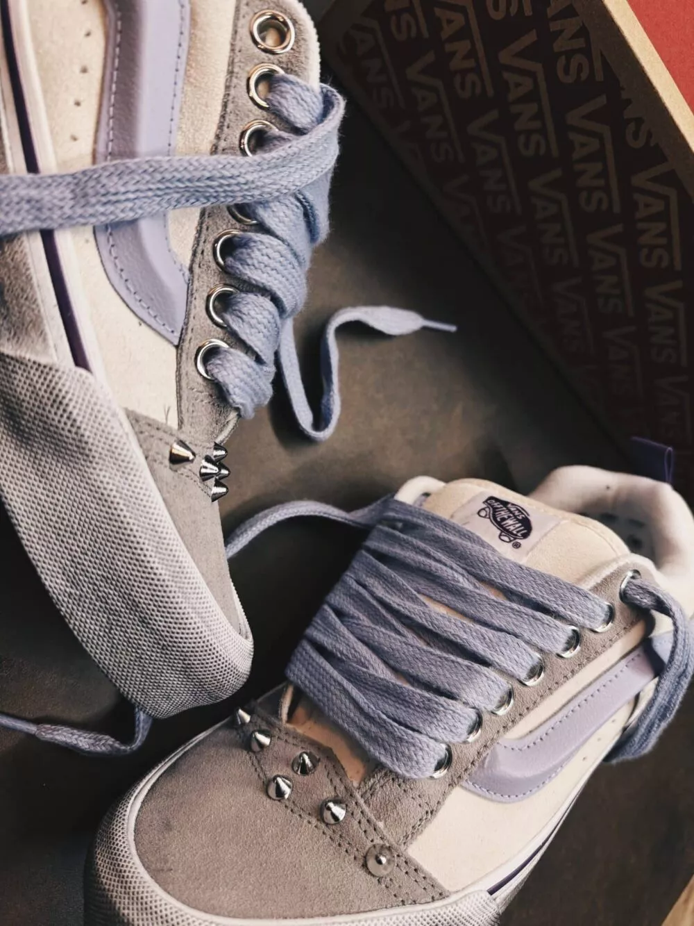 VANS KNU SKOOL Grey Lilac Borchie - foto 2