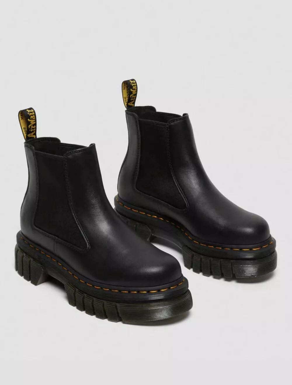 DR MARTENS STIVALETTI CHELSEA PLATFORM AUDRICK IN PELLE NAPPA Lux - foto 2