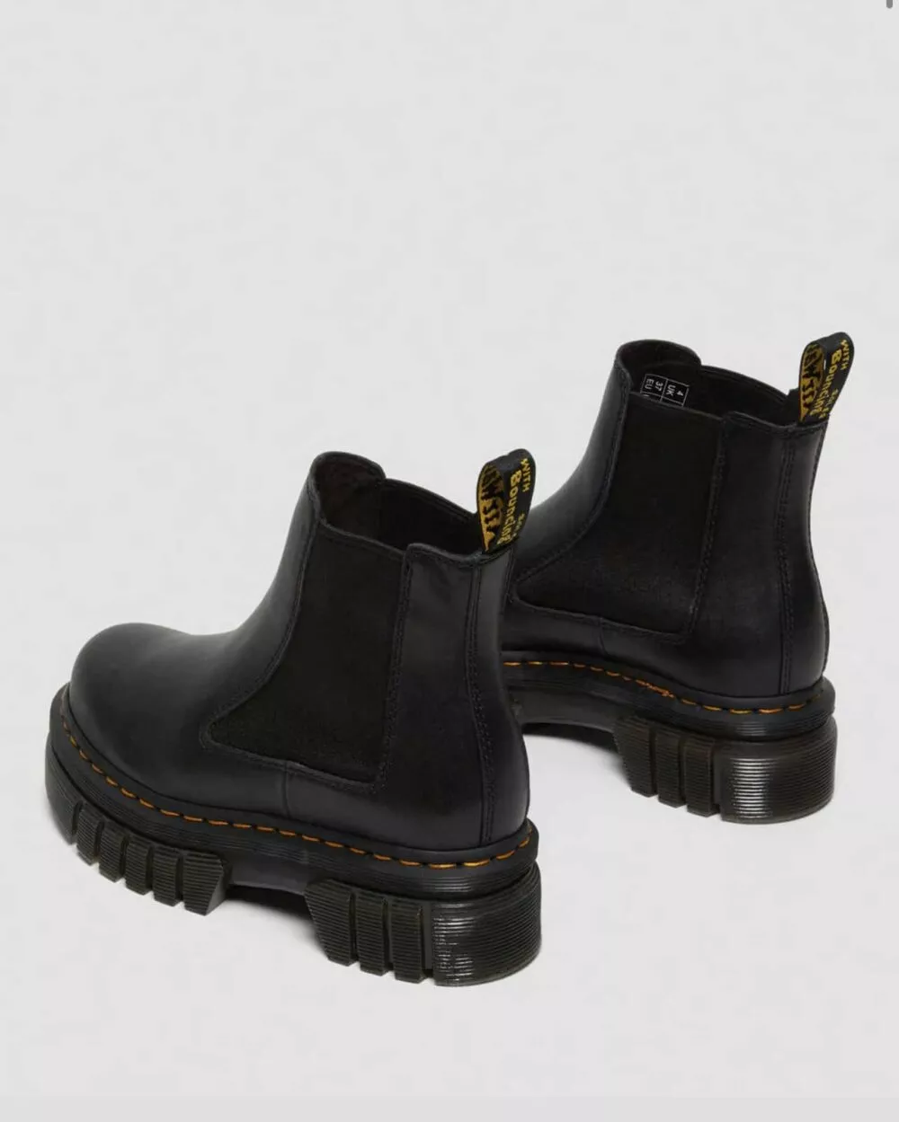 DR MARTENS STIVALETTI CHELSEA PLATFORM AUDRICK IN PELLE NAPPA Lux - foto 3
