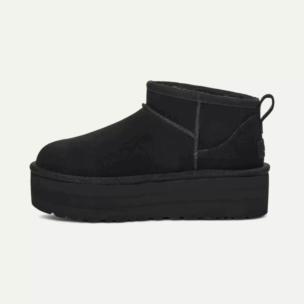 UGG CLASSIC ULTRA MINI PLATFORM Black - foto 3