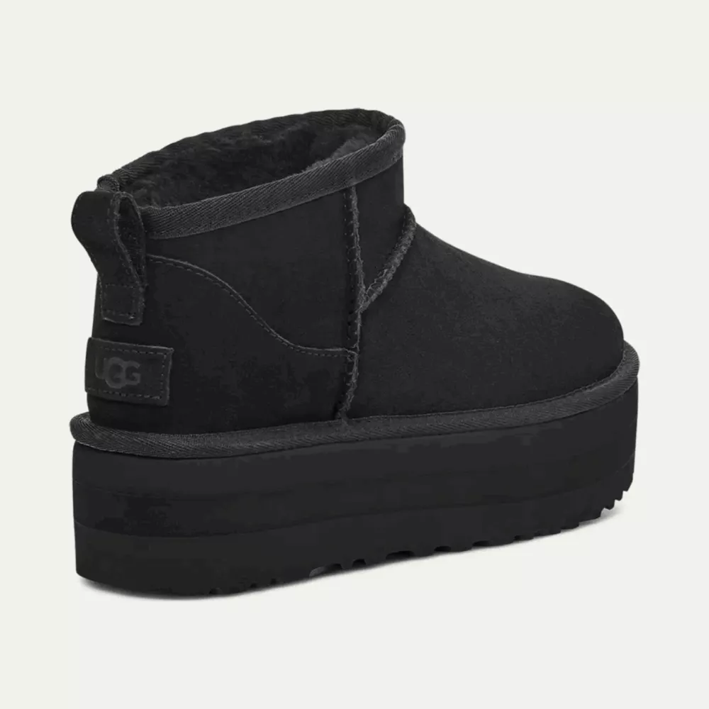 UGG CLASSIC ULTRA MINI PLATFORM Black - foto 4