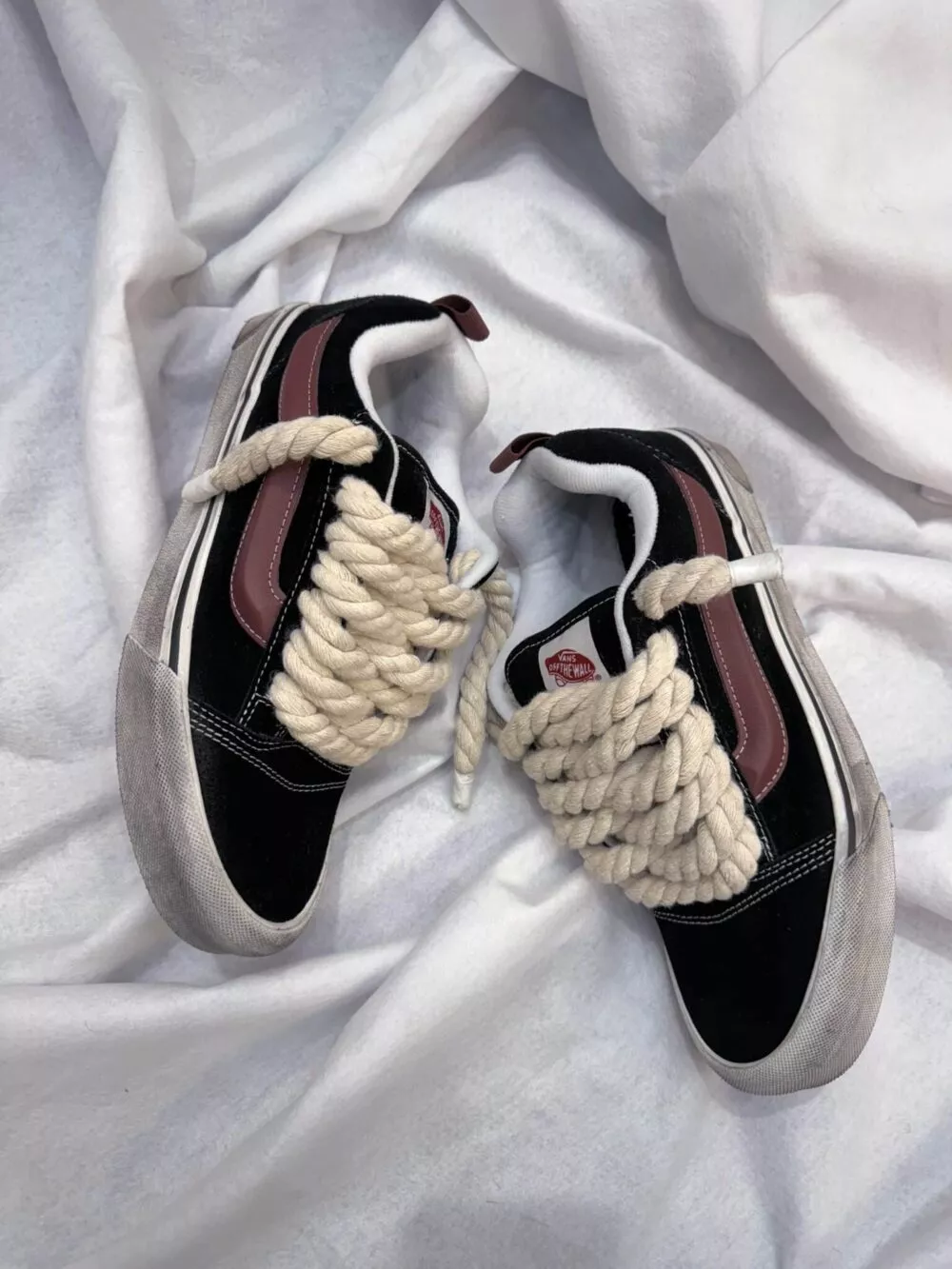 VANS KNU SKOOL Black / Port ROPE - foto 3