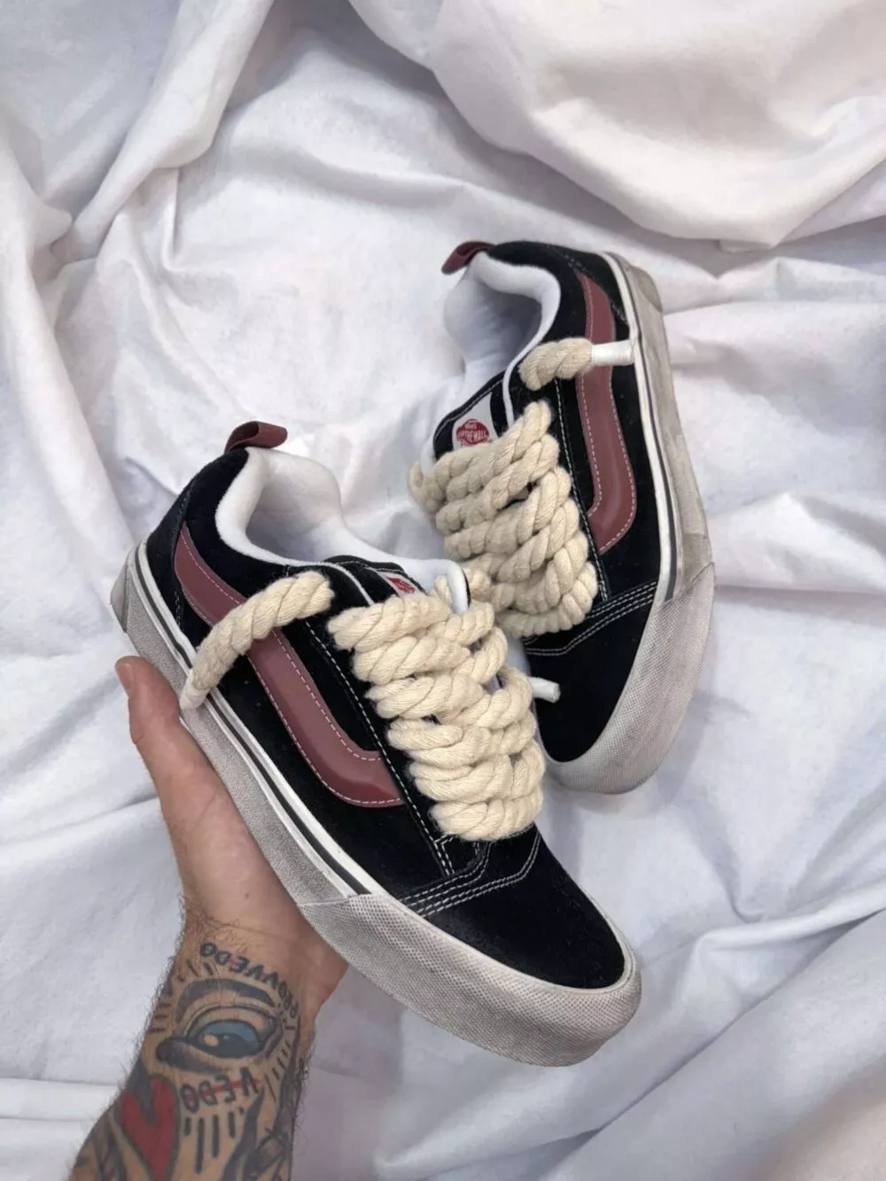 VANS KNU SKOOL Black / Port ROPE
