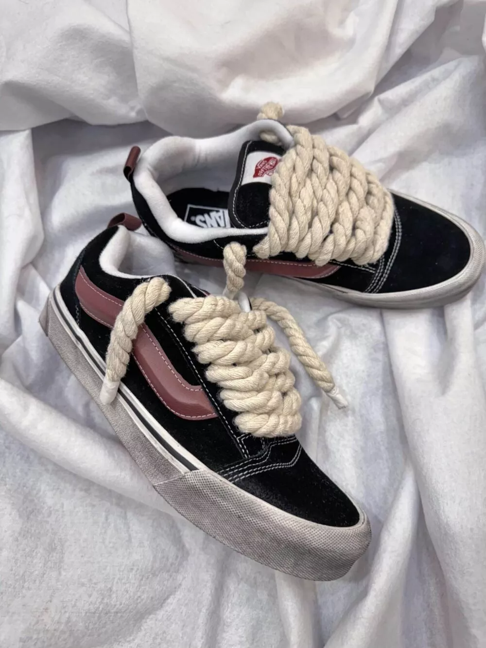 VANS KNU SKOOL Black / Port ROPE - foto 2