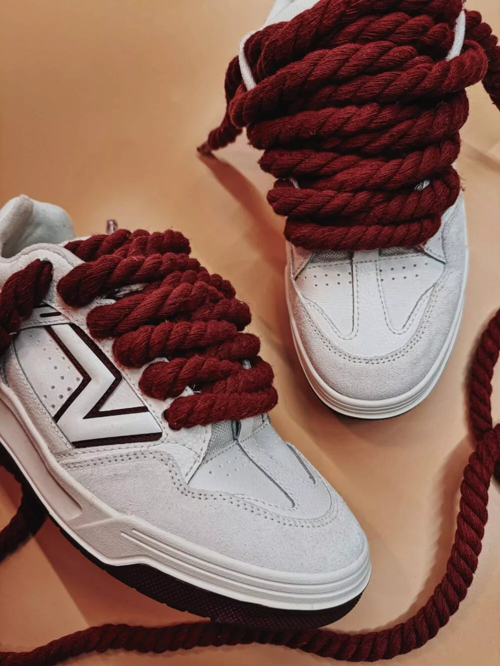 VANS UPLAND White Bordeaux ROPE LACE - foto 3