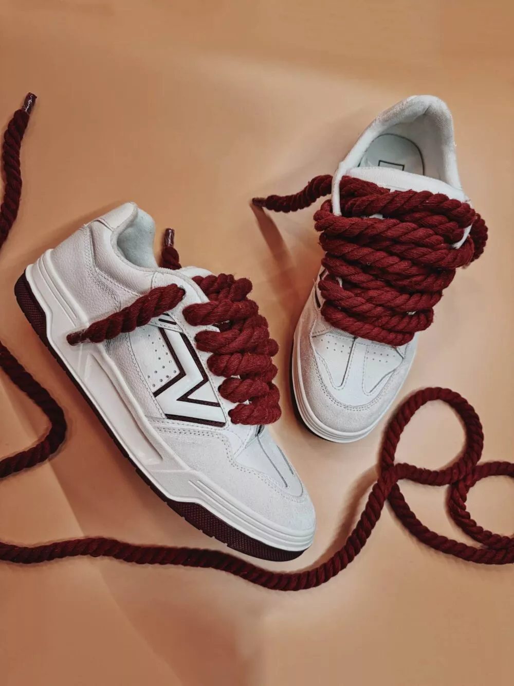 VANS UPLAND White Bordeaux ROPE LACE - foto 2