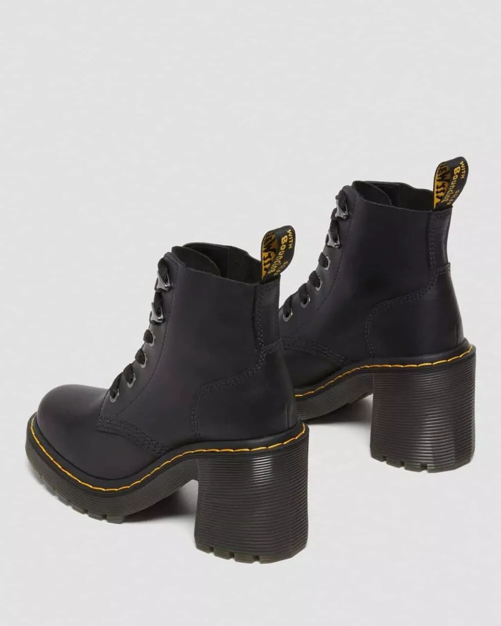 DR MARTENS STIVALI CON TACCO JESY IN PELLE SENDAL Black - foto 6