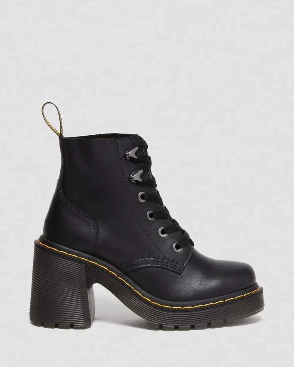 DR MARTENS STIVALI CON TACCO JESY IN PELLE SENDAL Black - foto 5