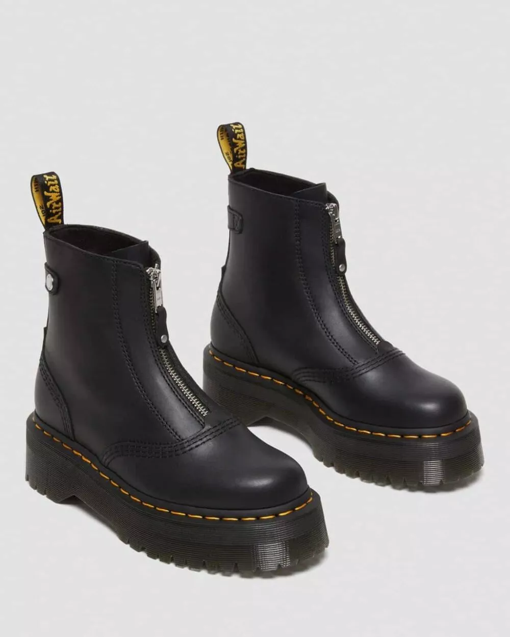 DR MARTENS STIVALI PLATFORM JETTA Black - foto 4