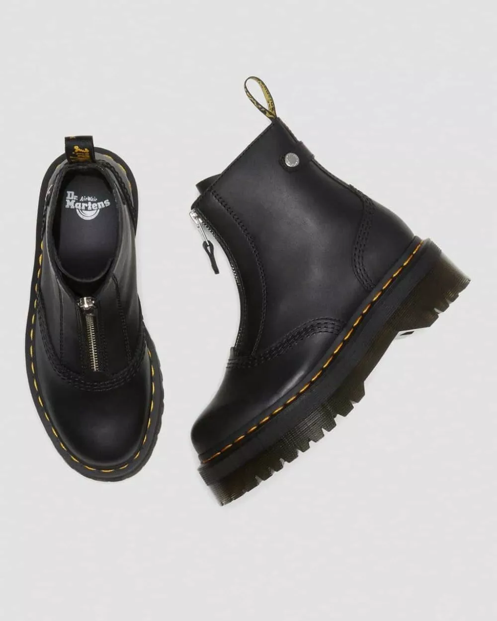 DR MARTENS STIVALI PLATFORM JETTA Black - foto 9
