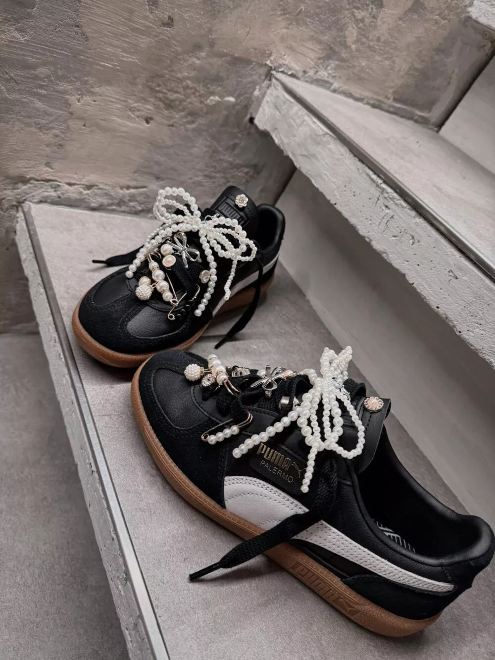 PUMA PALERMO Black Gray Gum CHARMS - foto 5