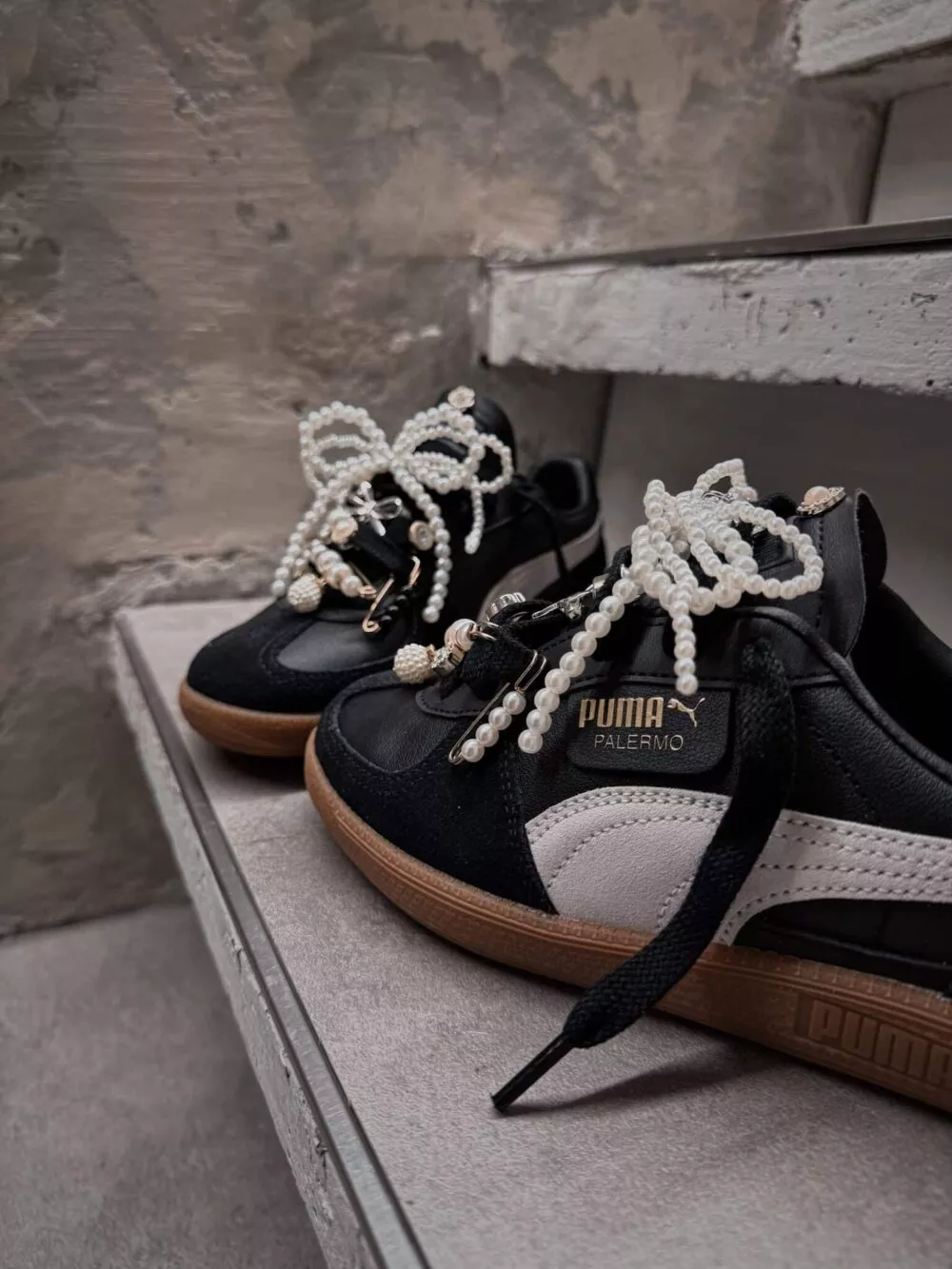 PUMA PALERMO Black Gray Gum CHARMS - foto 4