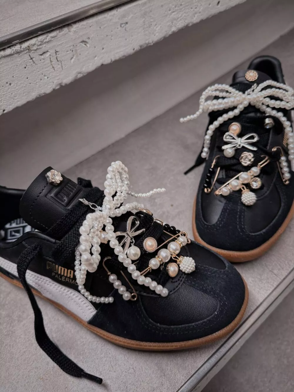 PUMA PALERMO Black Gray Gum CHARMS - foto 2