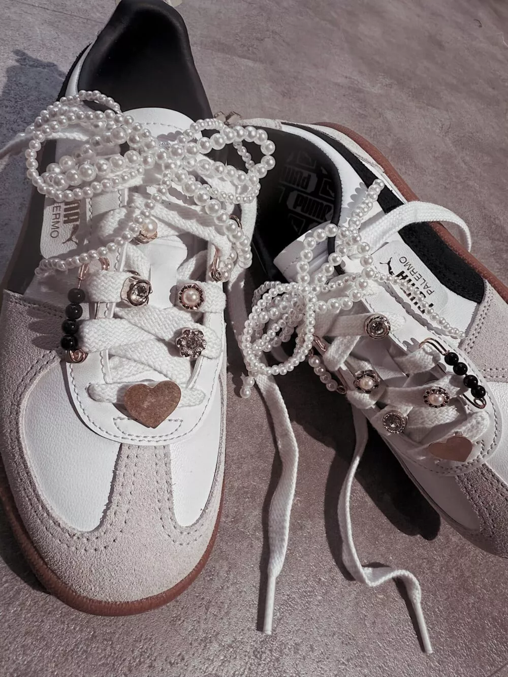 PUMA PALERMO White Gum CHARMS - foto 2