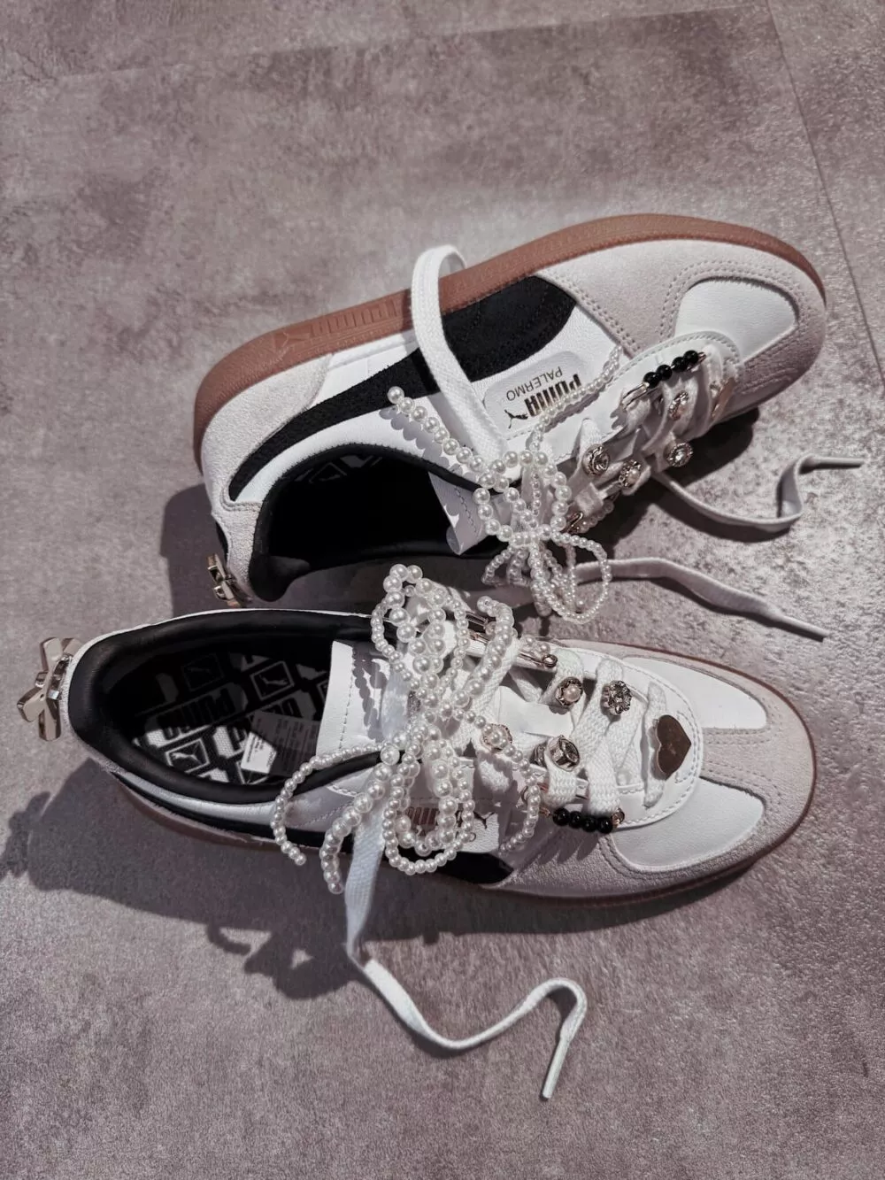 PUMA PALERMO White Gum CHARMS - foto 3