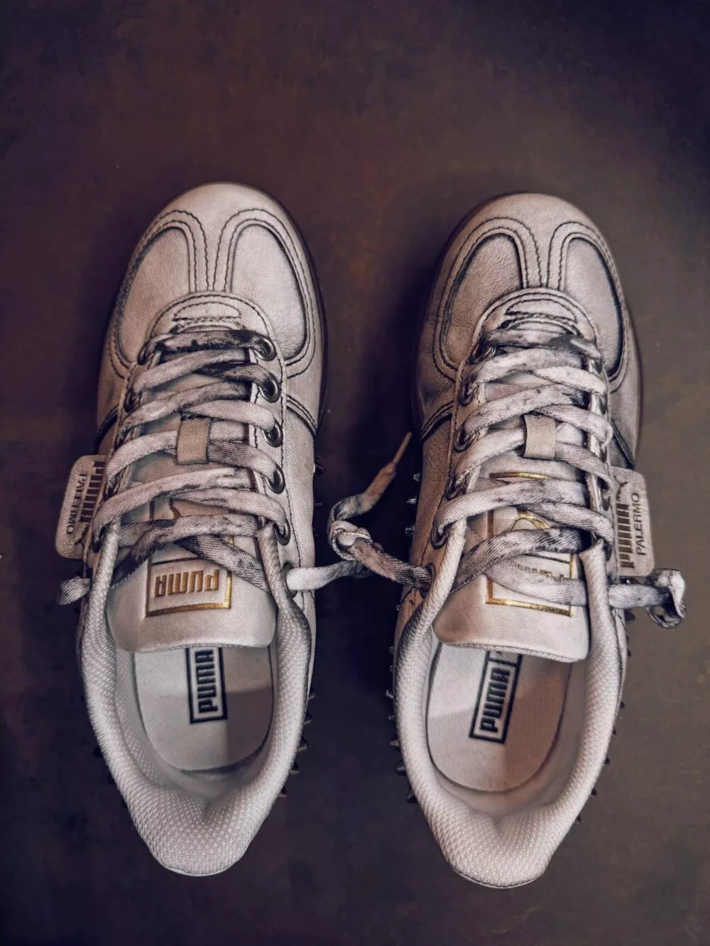 PUMA PALERMO ELEVATA White Black Borchie - foto 4
