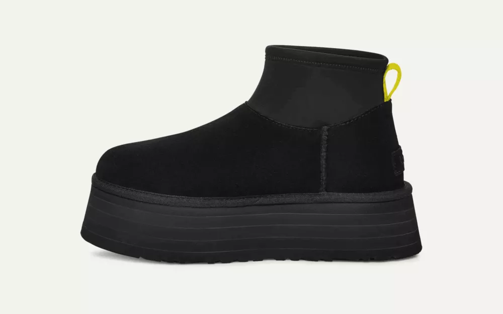 UGG CLASSIC MINI DIPPER Black - foto 3