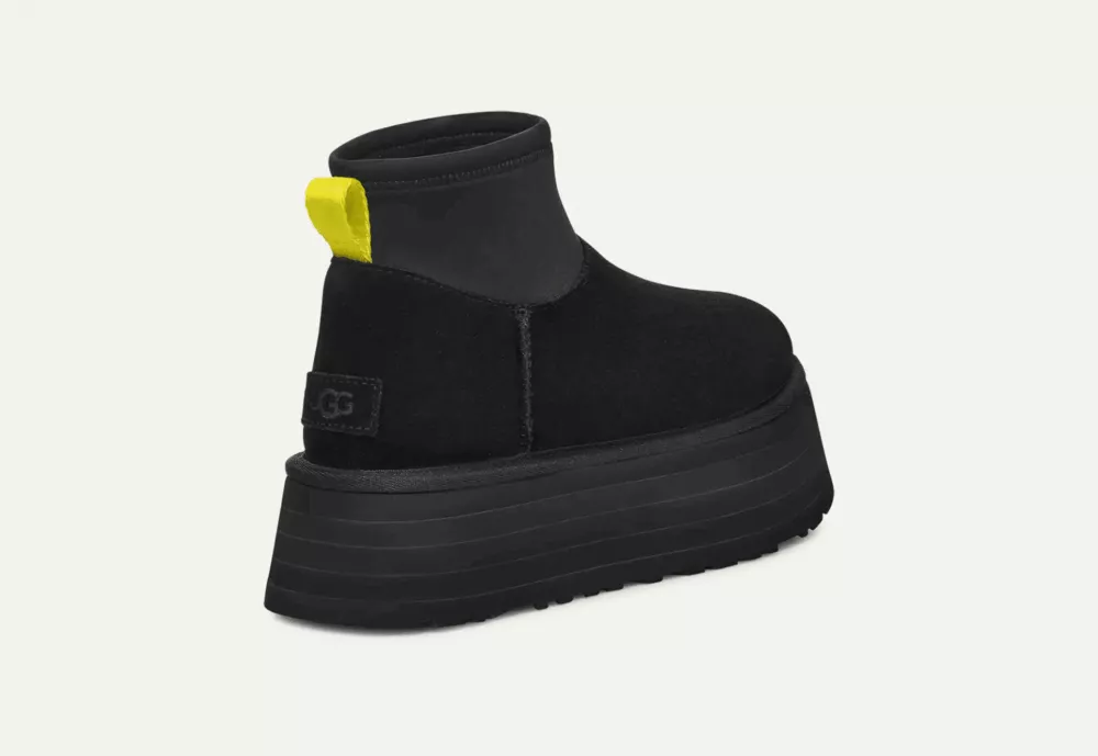 UGG CLASSIC MINI DIPPER Black - foto 4