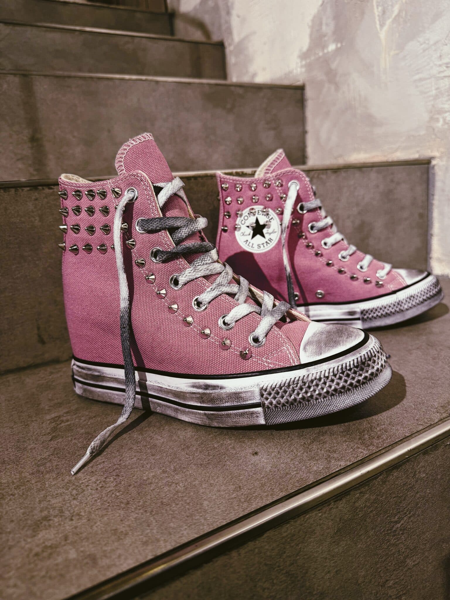 Processed with VSCO with fr4 preset CONVERSE Platform WEDGE Cliffside Rose BORCHIE - immagine 1