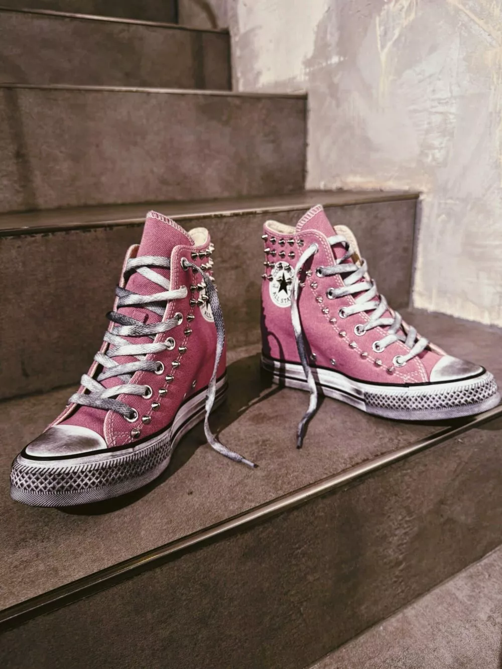 CONVERSE Platform WEDGE Cliffside Rose BORCHIE SAMPLE SALE - foto 3