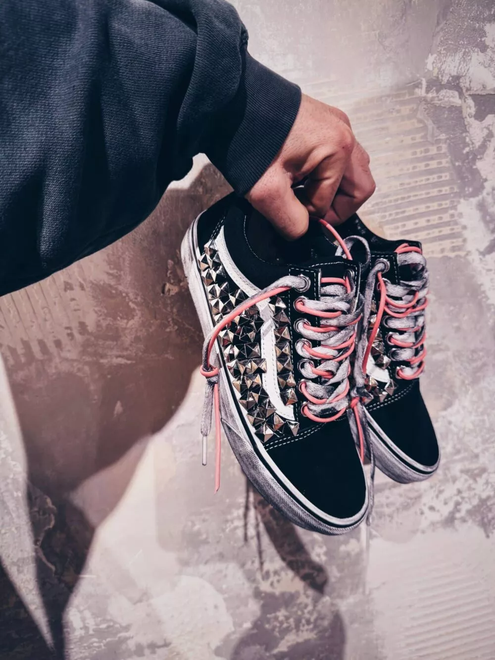 VANS OLD SKOOL Black – Pink Riot - foto 2