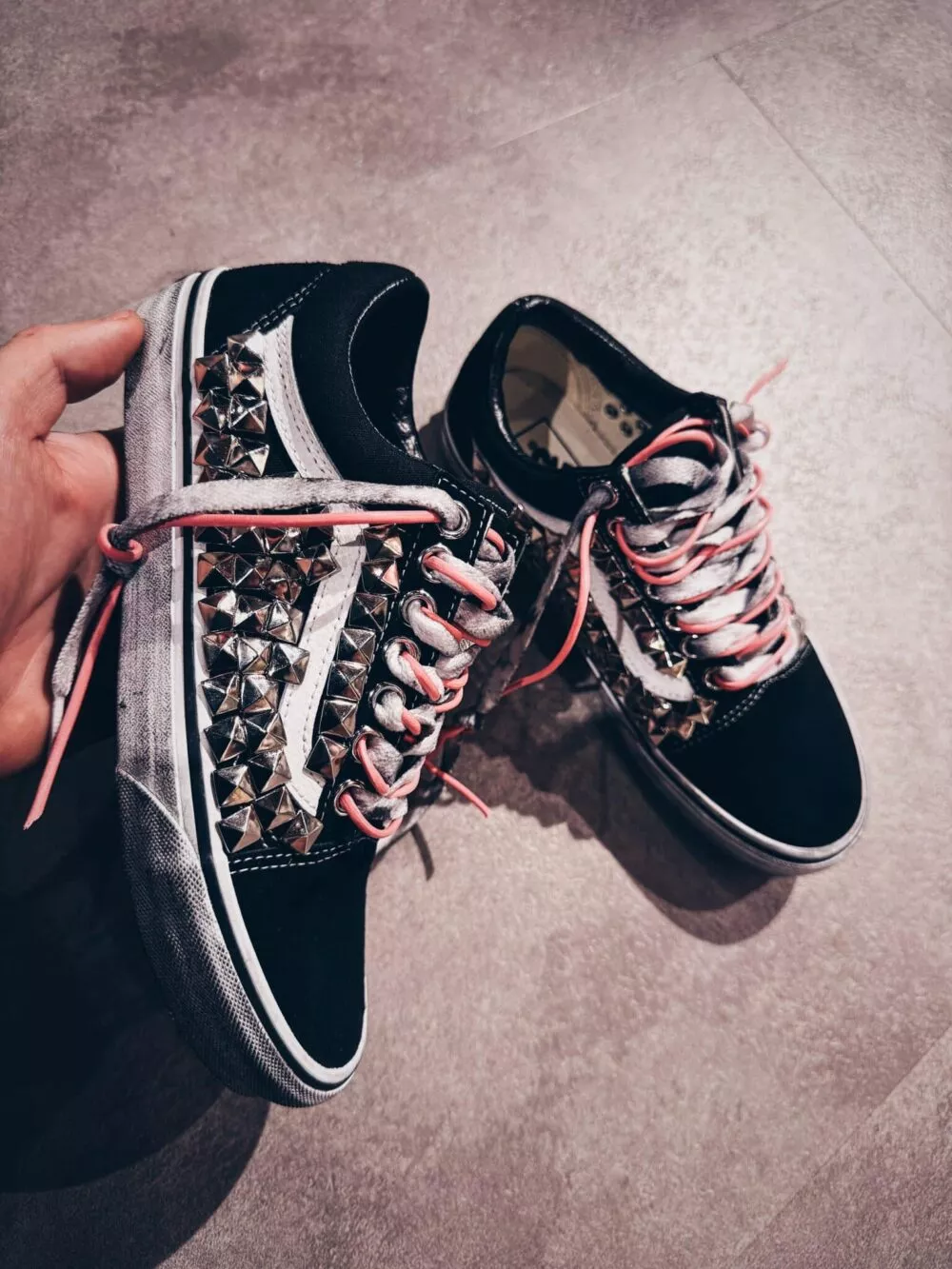 VANS OLD SKOOL Black – Pink Riot - foto 4