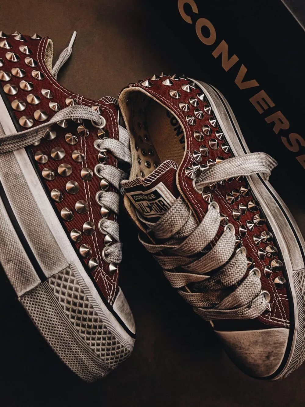 CONVERSE Platform Low FULL BORCHIE Terracotta SAMPLE SALE - foto 3