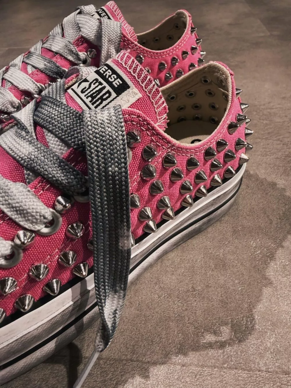 CONVERSE Platform Low SPIKEY PINK - foto 8